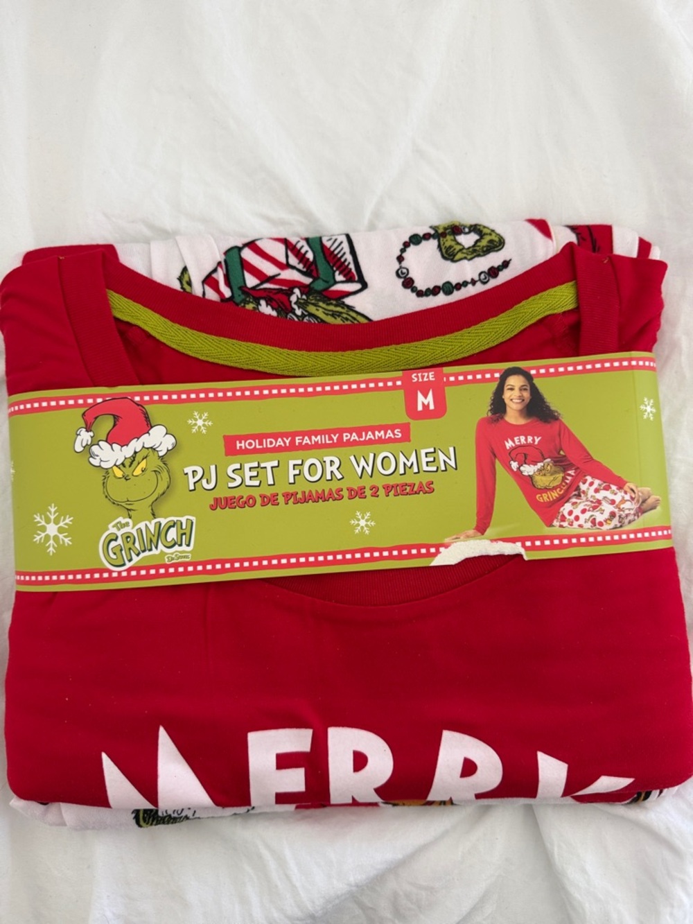 The Grinch Holiday PJ Set for Women - Red